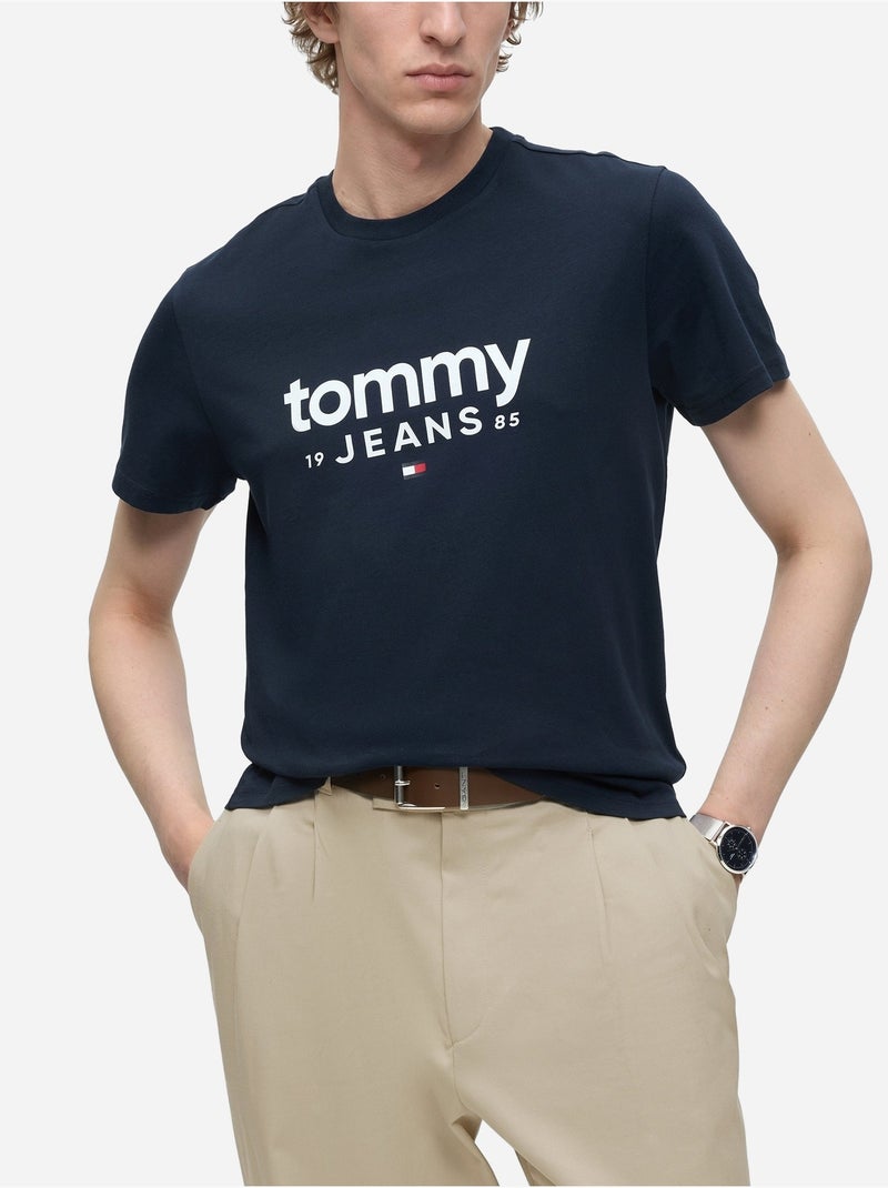 T-shirt met korte mouwen - Tommy jeans Blauw - Kiabi