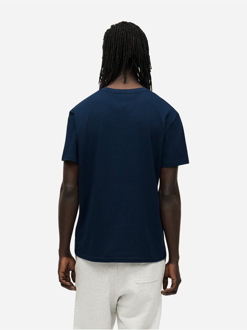 T-shirt met korte mouwen - Tommy jeans Blauw - Kiabi