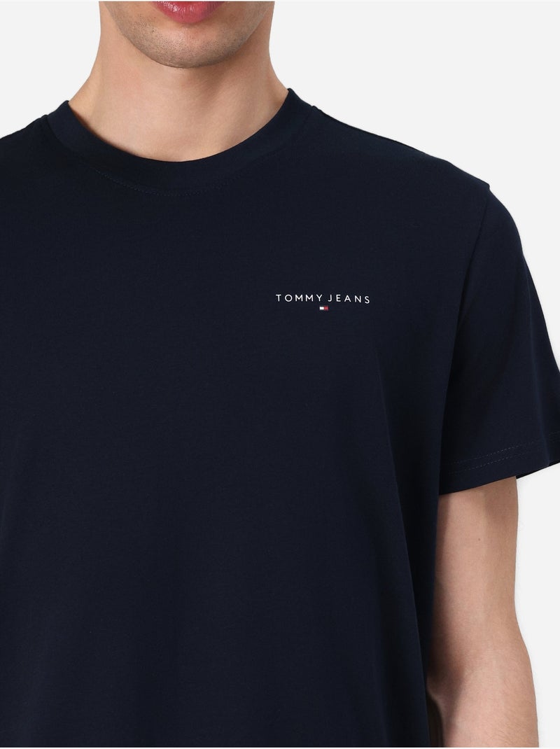 T-shirt met korte mouwen - Tommy jeans Donkerblauw - Kiabi