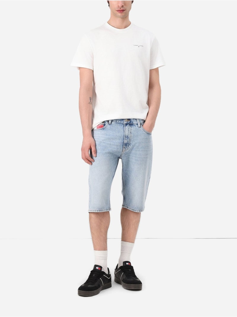 T-shirt met korte mouwen - Tommy jeans Ecru - Kiabi