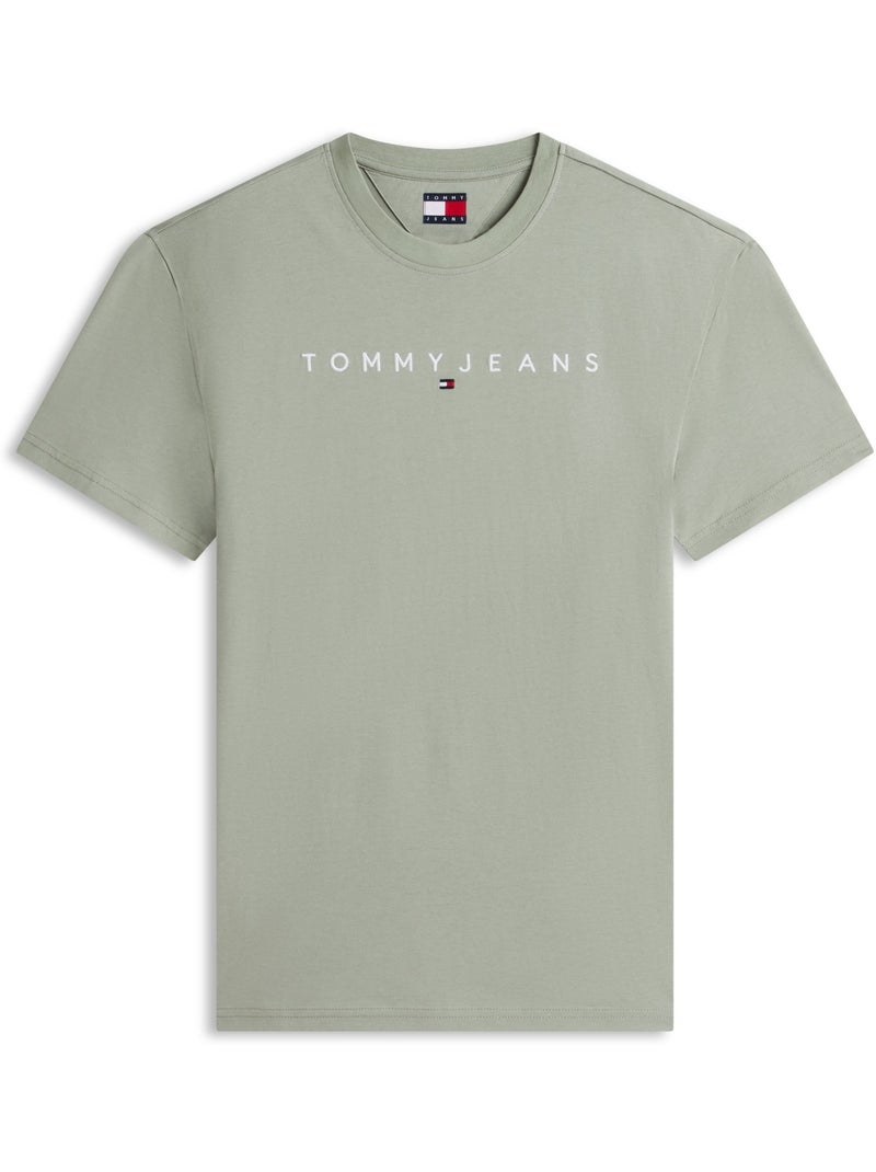 T-shirt met korte mouwen - Tommy jeans Groen - Kiabi