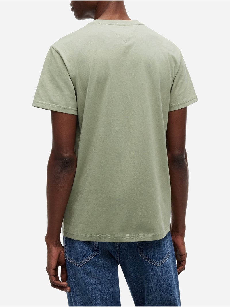 T-shirt met korte mouwen - Tommy jeans Groen - Kiabi