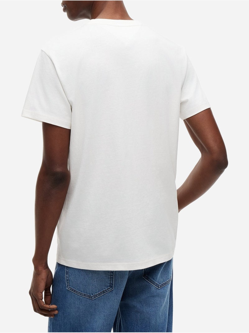 T-shirt met korte mouwen - Tommy jeans Wit - Kiabi