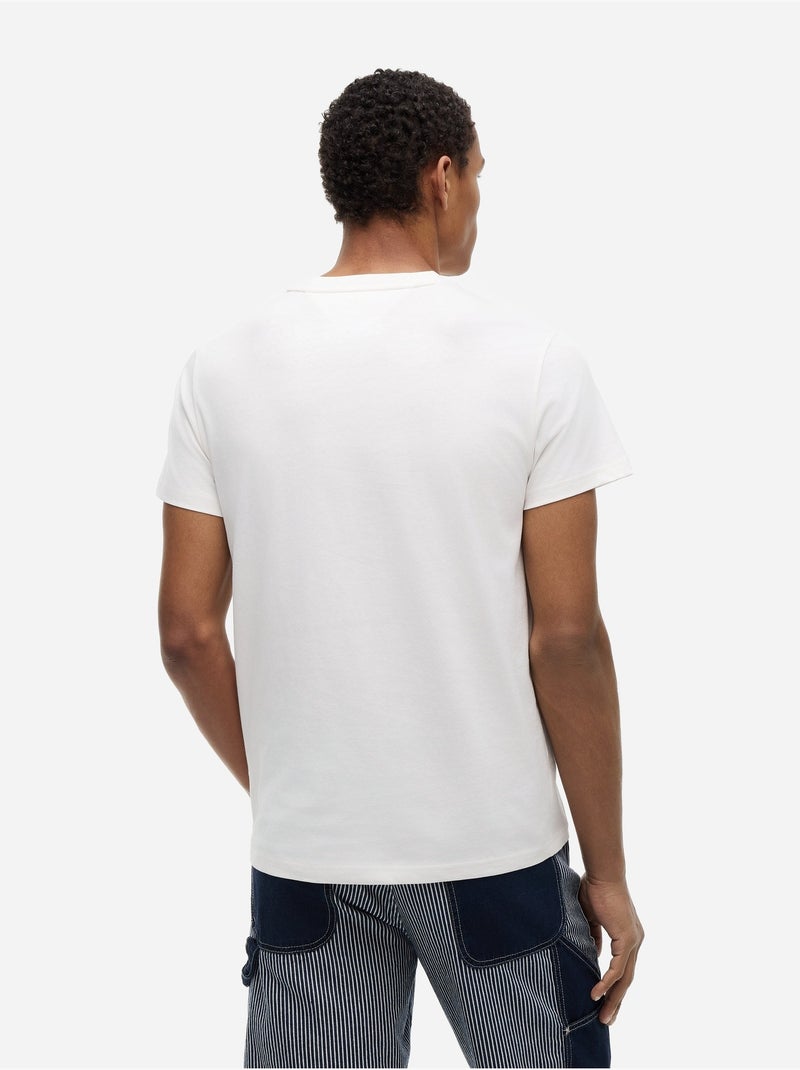 T-shirt met korte mouwen - Tommy jeans Wit - Kiabi