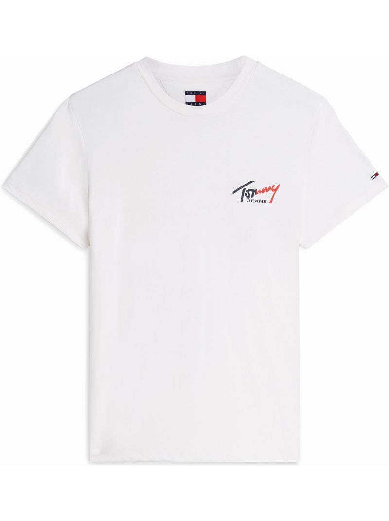 T-shirt met korte mouwen - Tommy jeans Wit - Kiabi