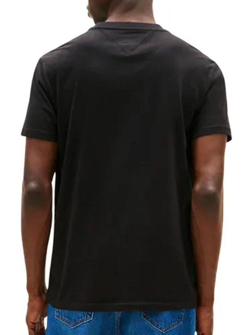 T-shirt met korte mouwen - Tommy jeans Zwart - Kiabi