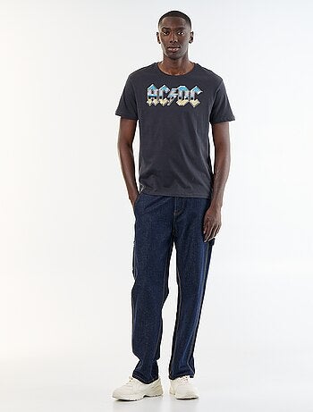 T-shirt met korte mouwen 'AC DC'