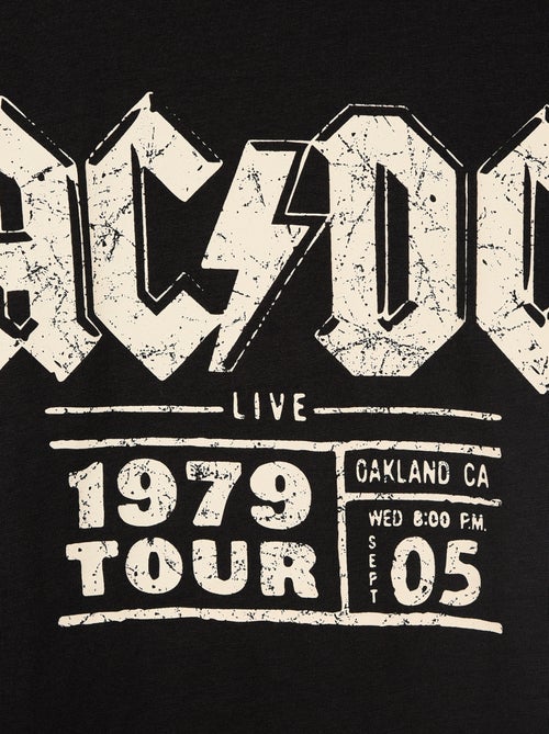 T-shirt met korte mouwen 'AC/DC' - Kiabi