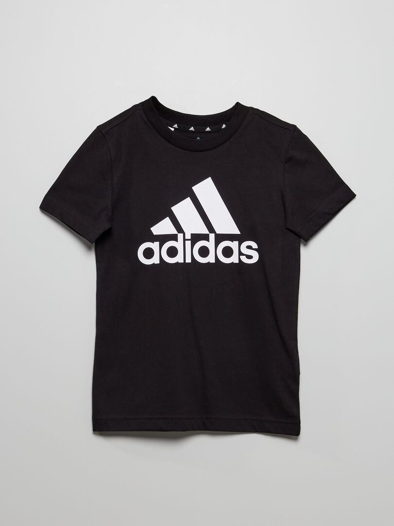 T-shirt met korte mouwen 'adidas' zwart - Kiabi