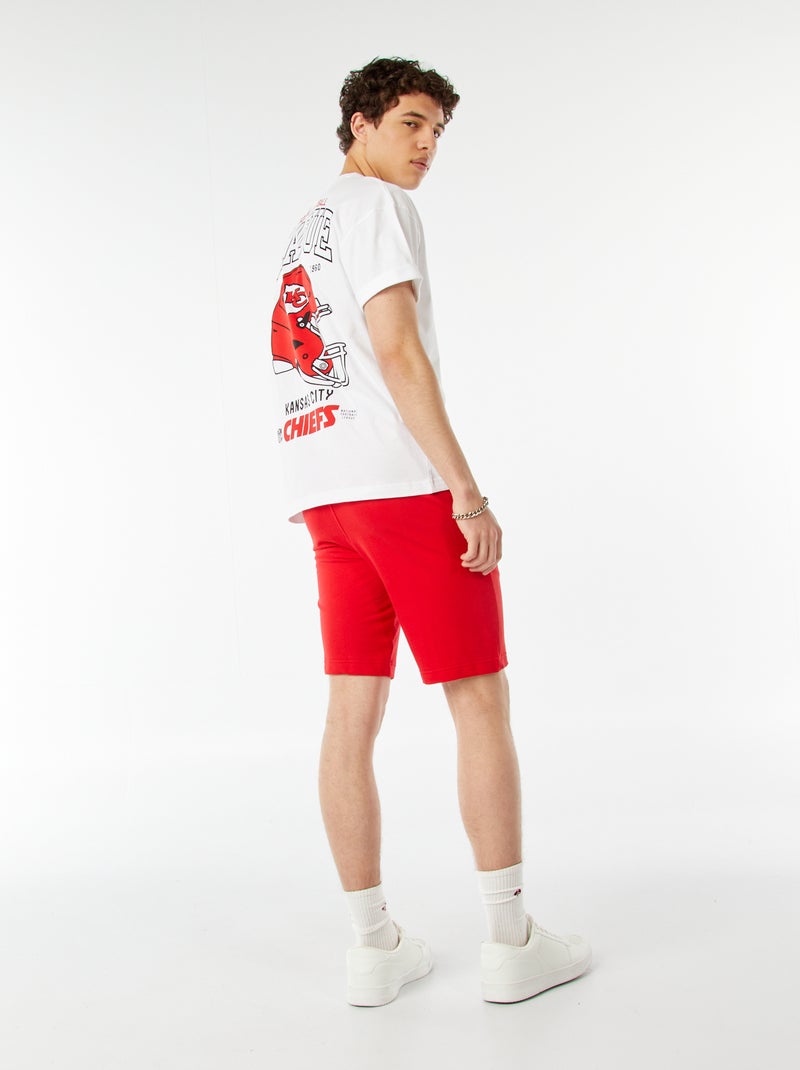 T-shirt met korte mouwen 'American soccer' 'Kansas City' WIT - Kiabi