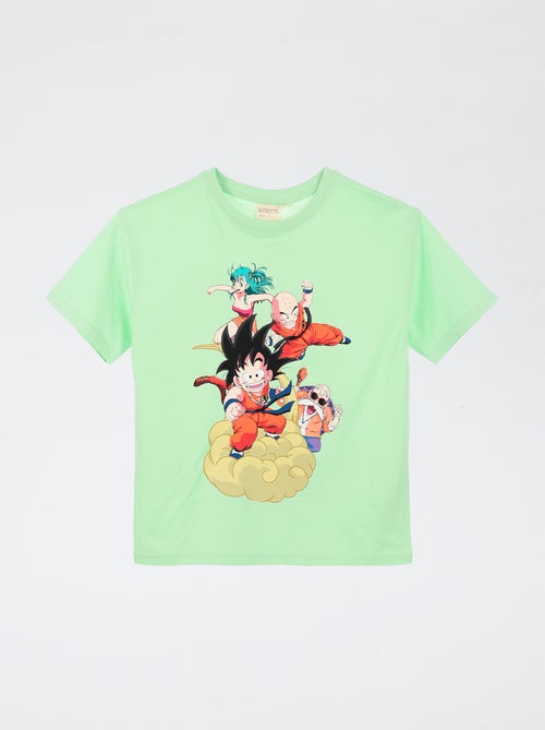 T-shirt met korte mouwen bedrukt met 'Dragon Ball Z' - Kiabi