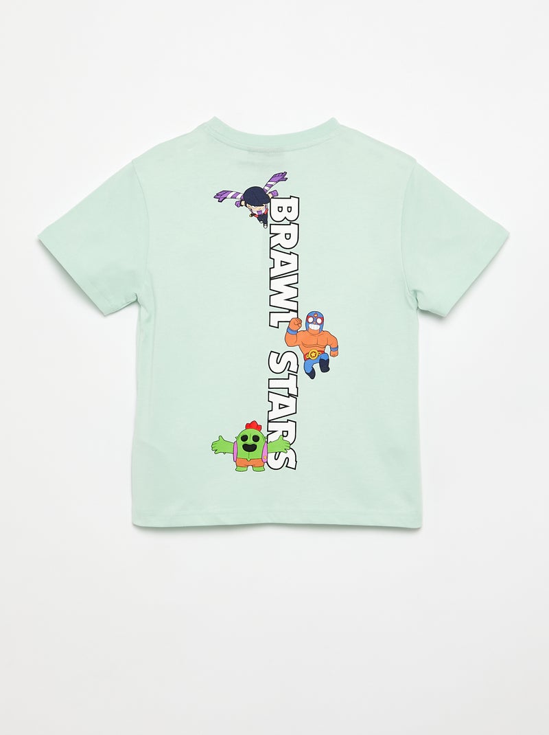 T-shirt met korte mouwen 'Brawl Stars' Groen - Kiabi