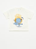 T-shirt met korte mouwen 'DC Comics' WIT - Kiabi