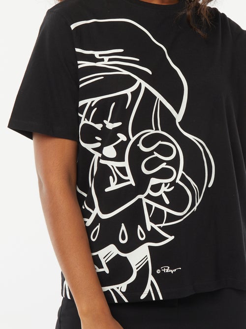 T-shirt met korte mouwen 'De Smurfen' - Kiabi
