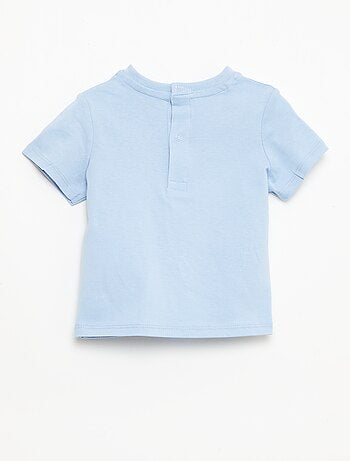 T-shirt met korte mouwen en borduursels