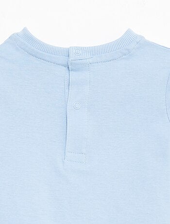 T-shirt met korte mouwen en borduursels