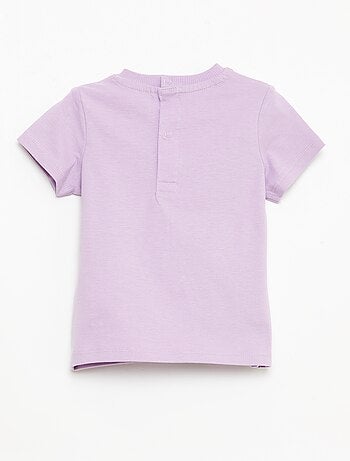 T-shirt met korte mouwen en borduursels