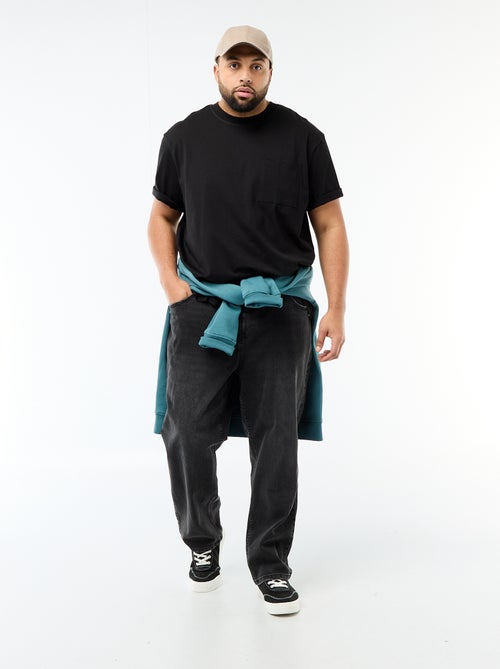 T-shirt met korte mouwen en borstzak - Kiabi T-shirt met korte mouwen en borstzak - Kiabi