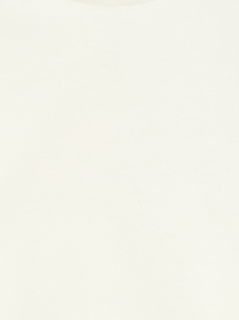 T-shirt met korte mouwen en broderie anglaise Wit - Kiabi