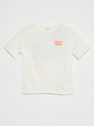 T-shirt met korte mouwen en 'Brother'-applicatie