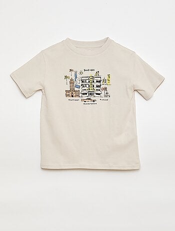 T-shirt met korte mouwen en print