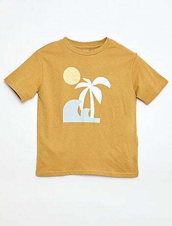 T-shirt met korte mouwen en print