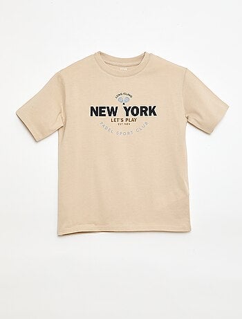 T-shirt met korte mouwen en print