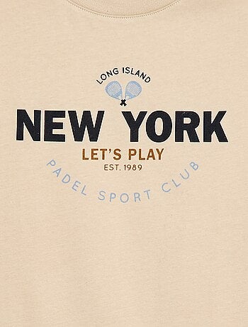 T-shirt met korte mouwen en print