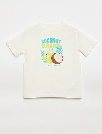 T-shirt met korte mouwen en print