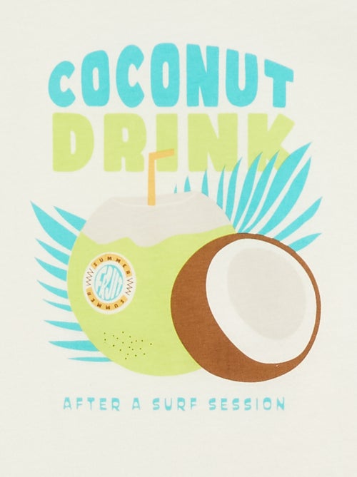 T-shirt met korte mouwen en print - Kiabi