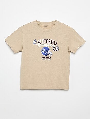 T-shirt met korte mouwen en print