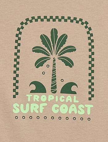 T-shirt met korte mouwen en print