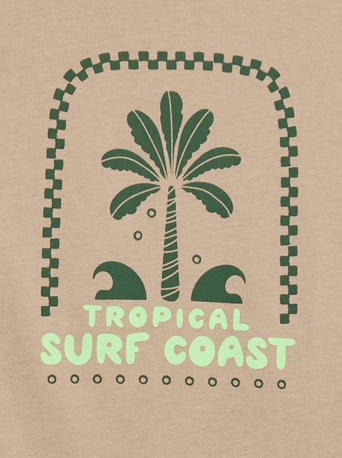 T-shirt met korte mouwen en print - Kiabi