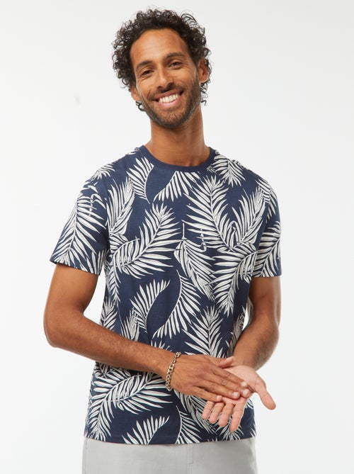 T-shirt met korte mouwen en print - Kiabi