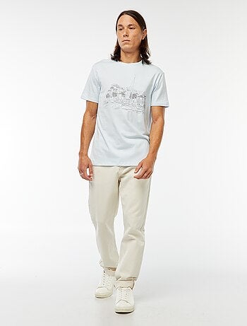 T-shirt met korte mouwen en print