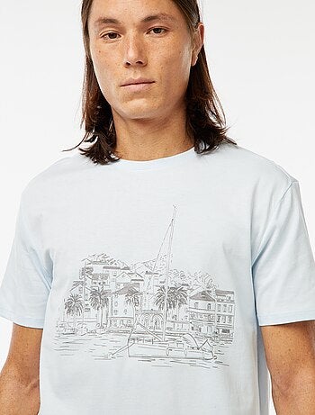 T-shirt met korte mouwen en print