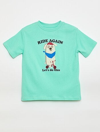 T-shirt met korte mouwen en print