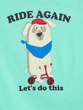 T-shirt met korte mouwen en print