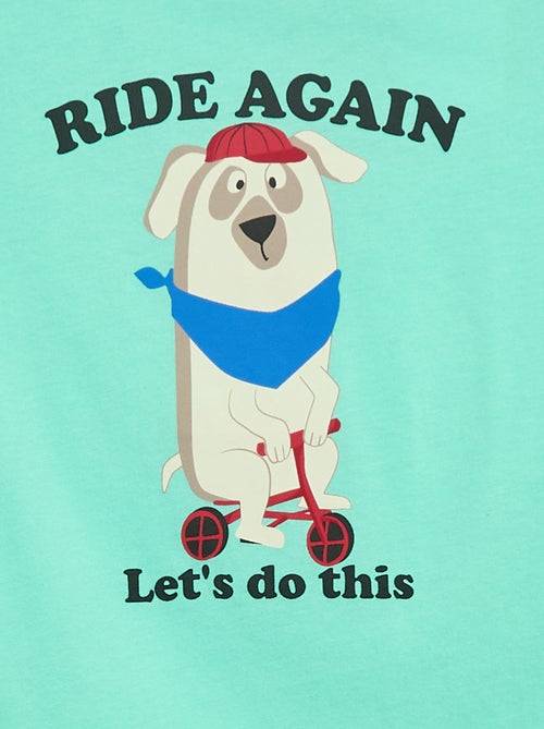 T-shirt met korte mouwen en print - Kiabi