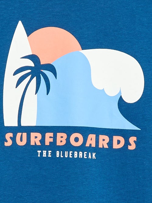 T-shirt met korte mouwen en print - Kiabi