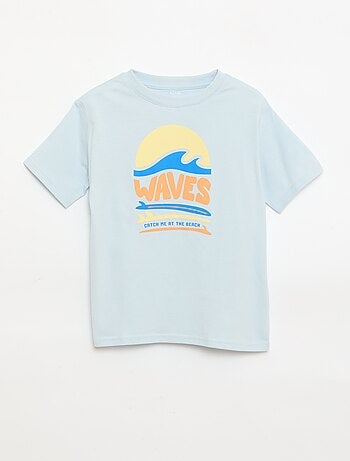 T-shirt met korte mouwen en print