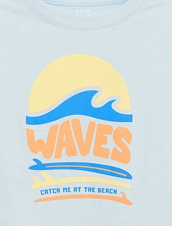 T-shirt met korte mouwen en print