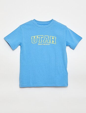 T-shirt met korte mouwen en print