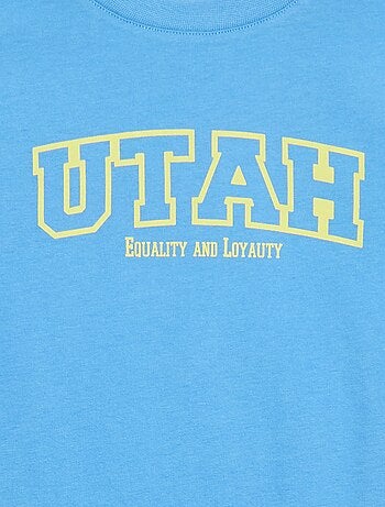 T-shirt met korte mouwen en print