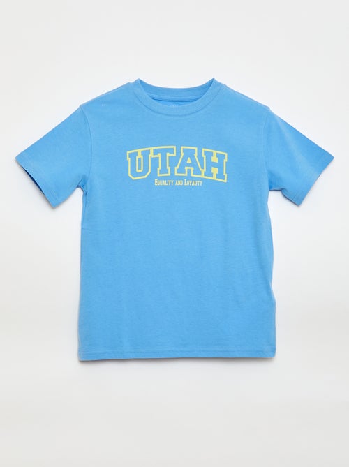 T-shirt met korte mouwen en print - Kiabi