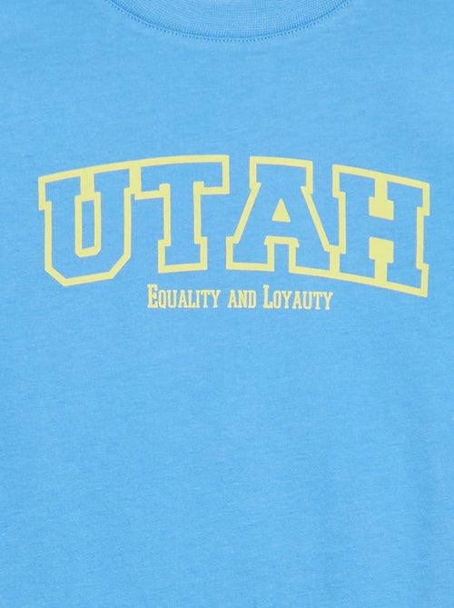 T-shirt met korte mouwen en print - Kiabi