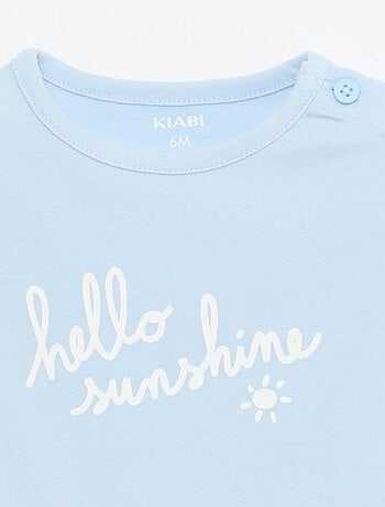 T-shirt met korte mouwen en print