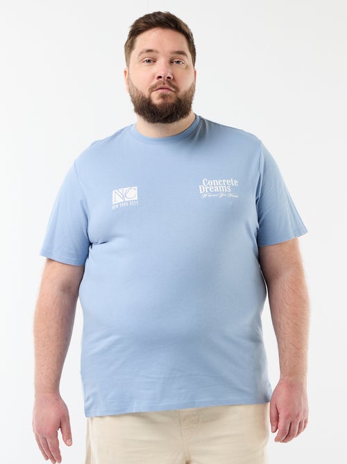 T-shirt met korte mouwen en print - Kiabi