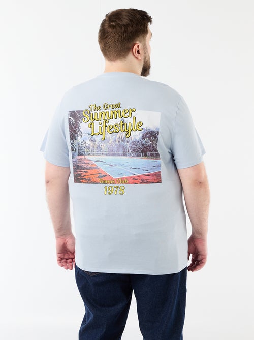 T-shirt met korte mouwen en print - Kiabi