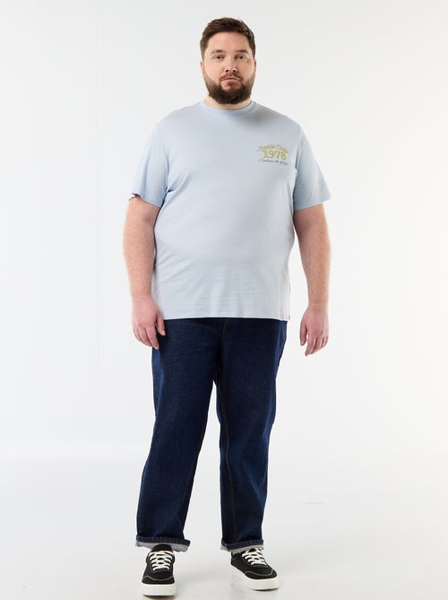 T-shirt met korte mouwen en print - Kiabi